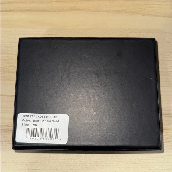 Versace wallet, small - black, khaki, gold